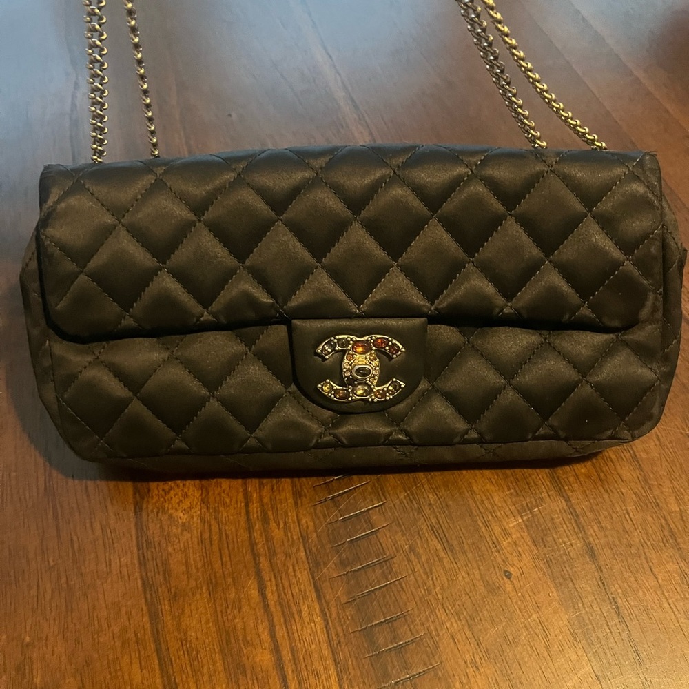 💕SOLD💕Chanel Precious Gems Satin Bag (rare/limited edition)